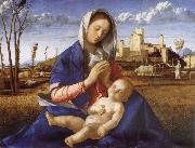 Giovanni Bellini Madonna in the Meadow oil on canvas